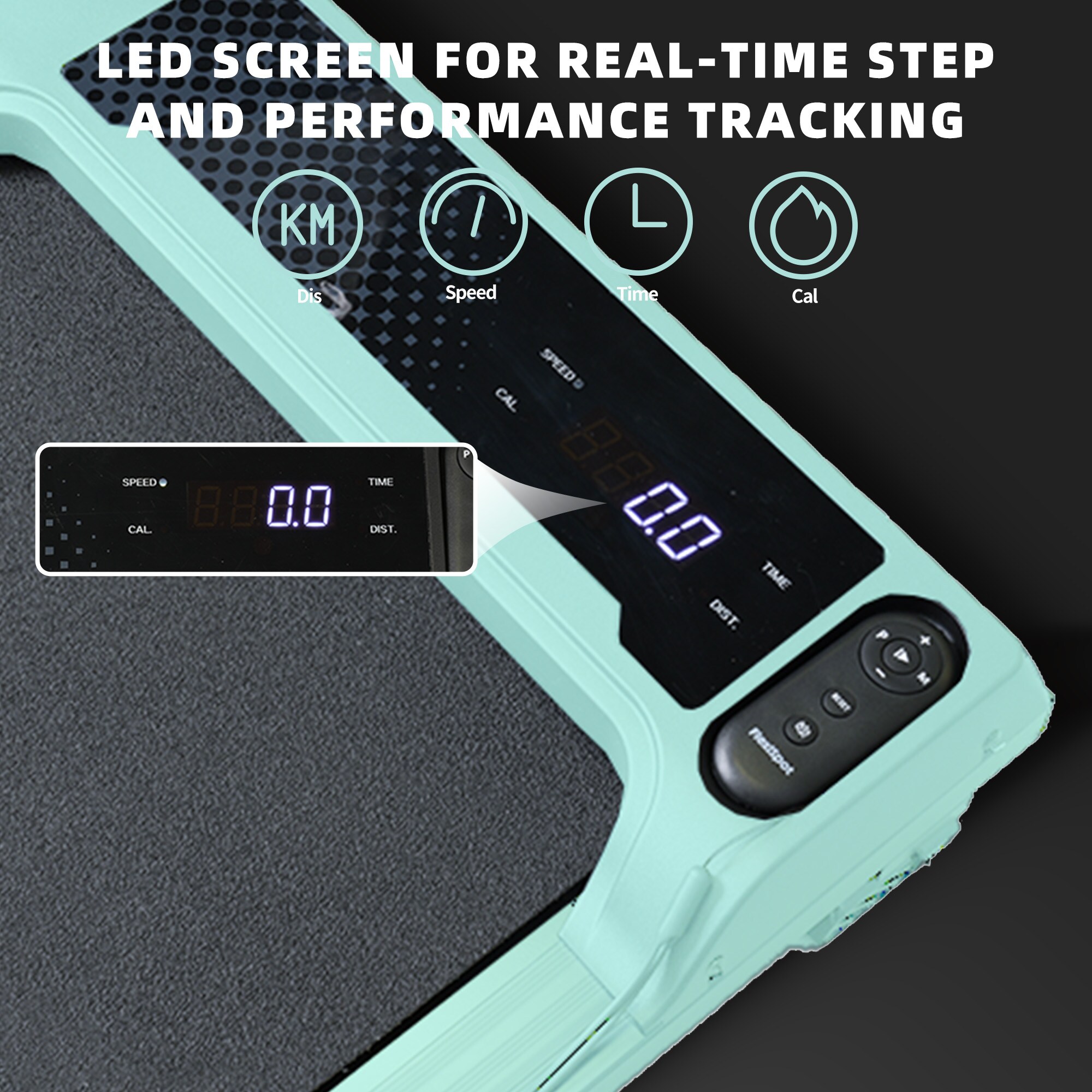 Walking Pad Under Desk Treadmill,Portable Small Treadmills For Home And Office,Super Quiet Motorized Walking Jogging Running Machine With Remote Control_voghion.com